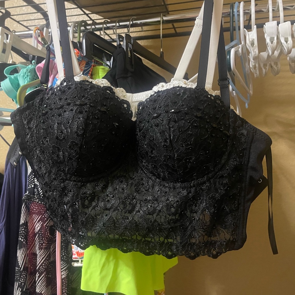 Bundle of 2 Lace Longline Bustier Top